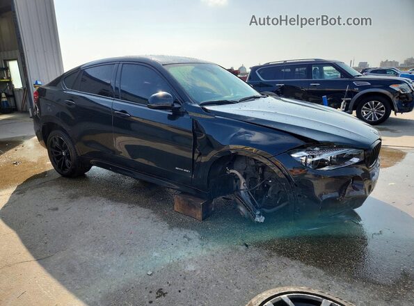 5UXKU0C58K0H98773 2019 BMW X6 Black Передня права чверть