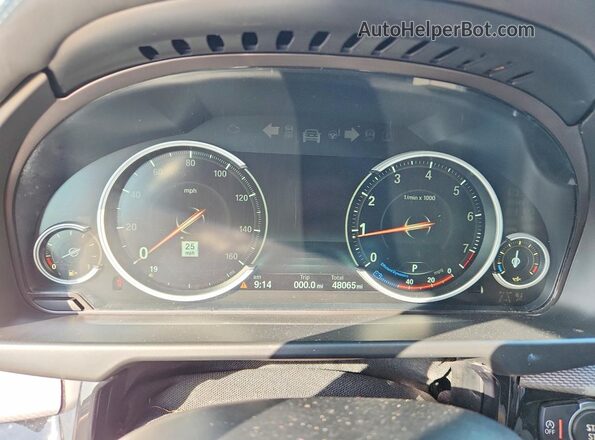 5UXKU0C58K0H98773 2019 BMW X6 Black Вид щитка приладів