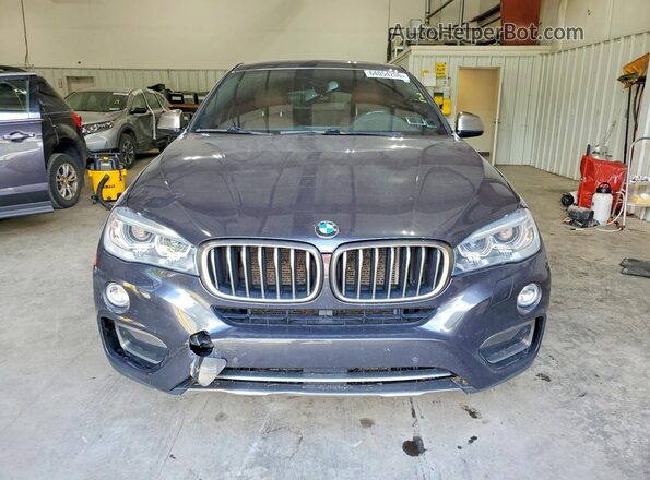 5UXKU2C39H0U28805 2017 BMW X6 Charcoal Вид спереду