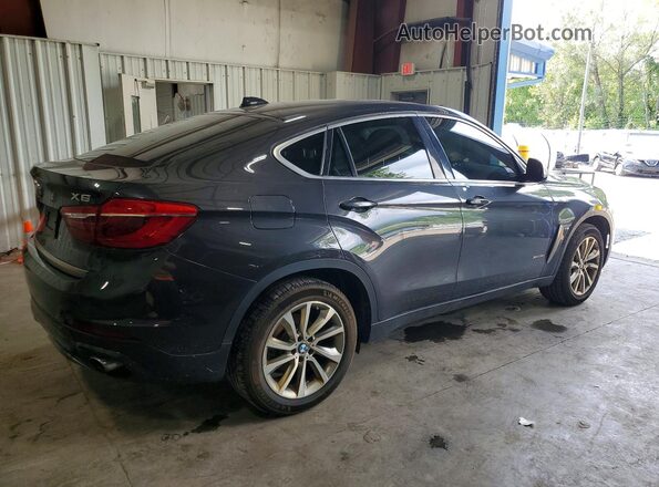 5UXKU2C39H0U28805 2017 BMW X6 Charcoal Задня права чверть