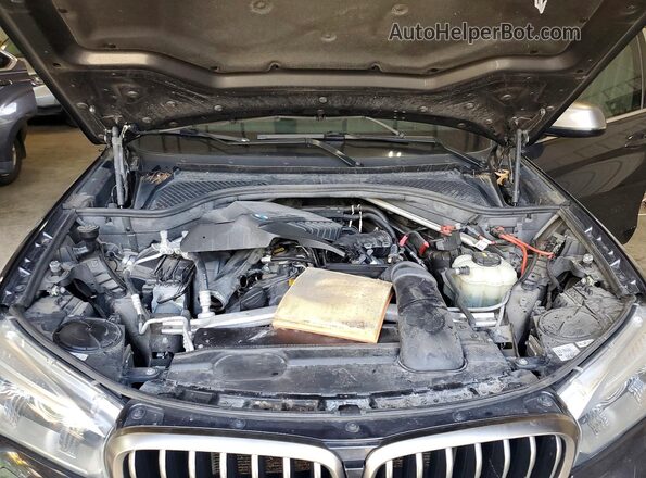 5UXKU2C39H0U28805 2017 BMW X6 Charcoal Вид задньої частини салону