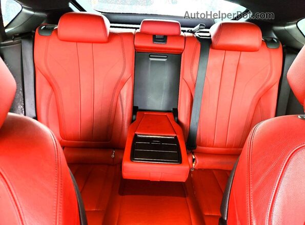 5UXKU2C39H0X47864 2017 BMW X6 Black Հետևի նստատեղերի տեսք
