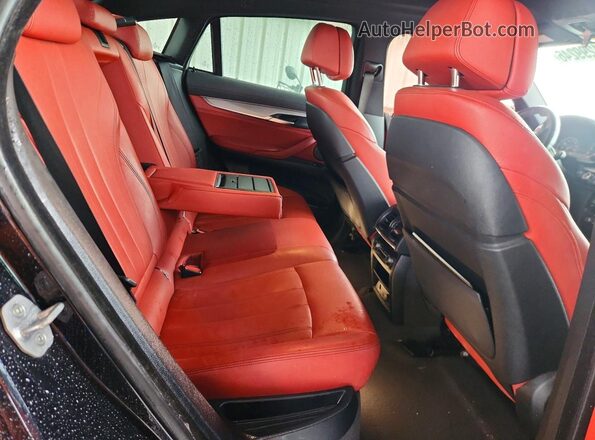 5UXKU2C39H0X47864 2017 BMW X6 Black Սալոնի հետևի տեսք