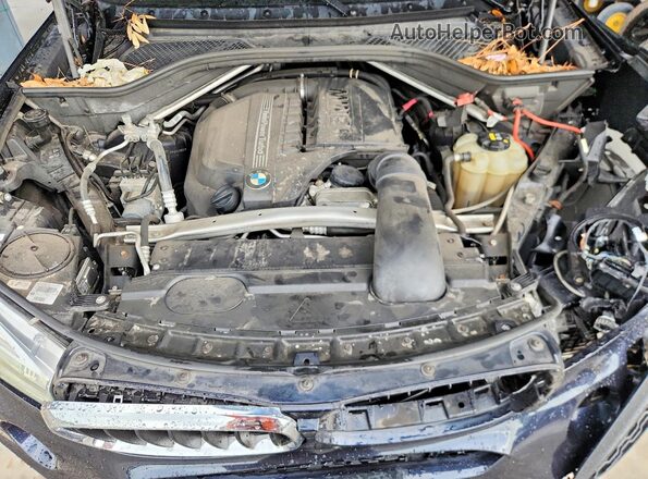5UXKU2C39H0X47864 2017 BMW X6 Black Շարժիչի բաժամունքի տեսք