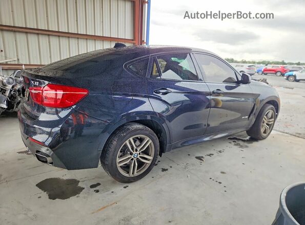 5UXKU2C39H0X47864 2017 BMW X6 Black Հետևի աջ
