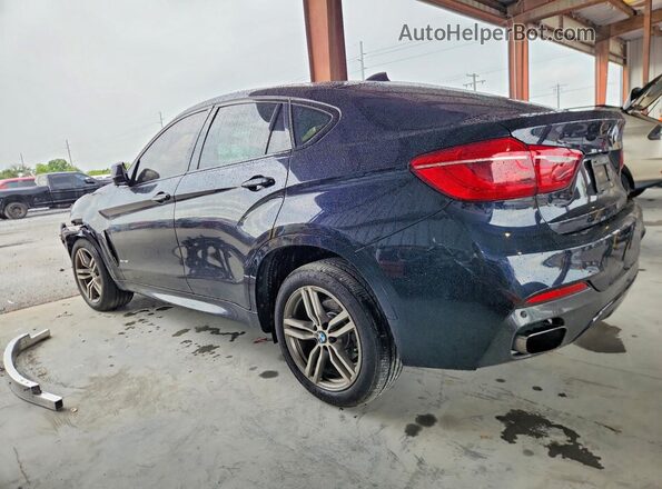 5UXKU2C39H0X47864 2017 BMW X6 Black Հետևի ձախ