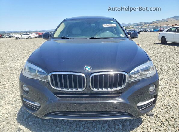 5UXKU2C50G0N80987 2016 BMW X6 Black წინა ხედი