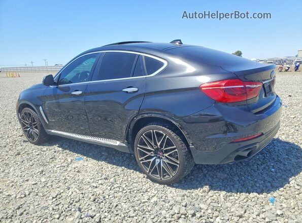 5UXKU2C50G0N80987 2016 BMW X6 Black უკანა მარცხენა