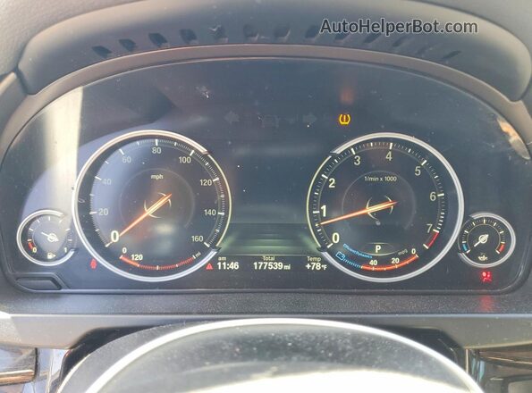 5UXKU2C50G0N80987 2016 BMW X6 Black ხელსაწყოთა პანელის ხედი