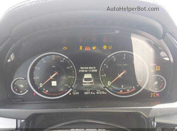 5UXKU2C50J0X51583 2018 BMW X6 Blue Вид задніх сидінь