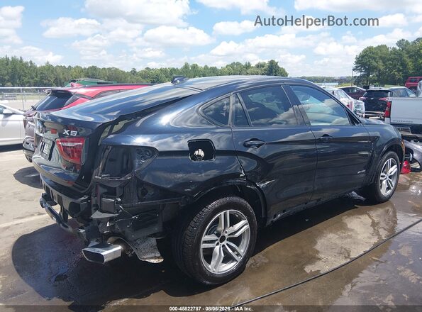 5UXKU2C50J0X51583 2018 BMW X6 Blue Задня права чверть