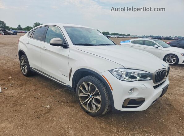 5UXKU2C51G0N80139 2016 BMW X6 White Передня права чверть