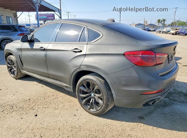 5UXKU2C54G0N83682 2016 BMW X6 Black Tył lewy