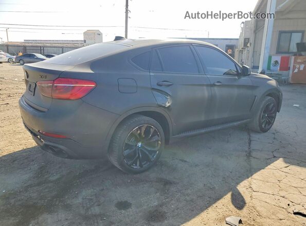5UXKU2C54G0N83682 2016 BMW X6 Black Tył prawy