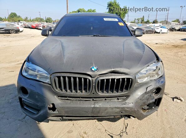 5UXKU2C54G0N83682 2016 BMW X6 Black Widok z przodu