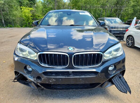 5UXKU2C55G0N79009 2016 BMW X6 Black Вид спереду