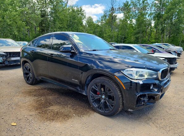 5UXKU2C55G0N79009 2016 BMW X6 Black Передня права чверть