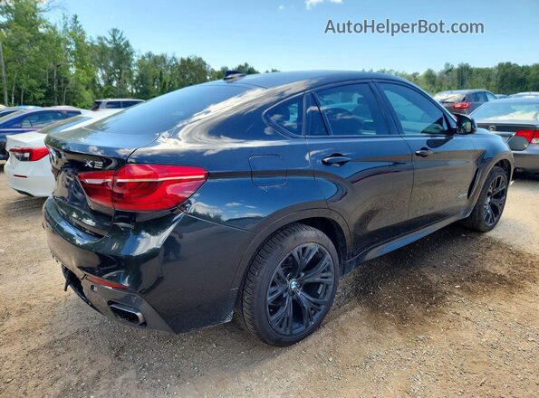 5UXKU2C55G0N79009 2016 BMW X6 Black Задня права чверть