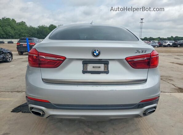 5UXKU2C55K0Z63574 2019 BMW X6 Silver Вид ззаду