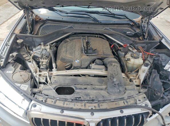 5UXKU2C55K0Z63574 2019 BMW X6 Silver Вид підкапотного простору