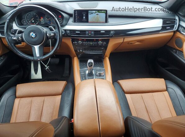 5UXKU2C55K0Z64448 2019 BMW X6 Красный Вид панели приборов