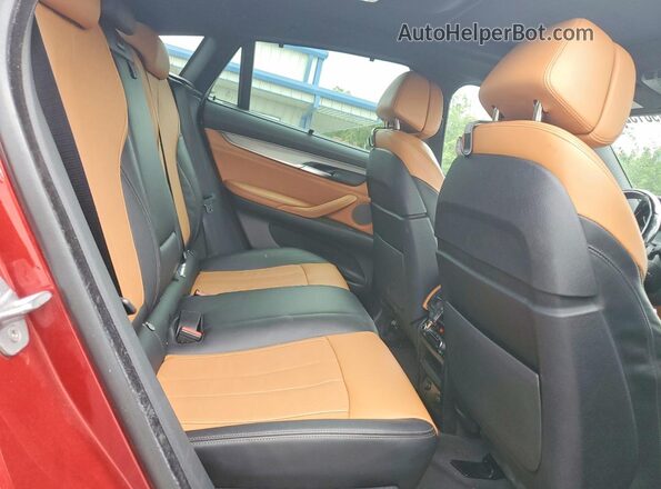 5UXKU2C55K0Z64448 2019 BMW X6 Красный Вид задней части салона