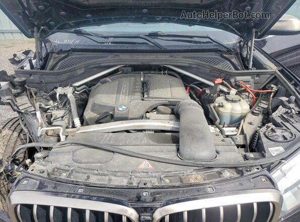5UXKU2C56G0N81321 2016 BMW X6 Black Вид підкапотного простору