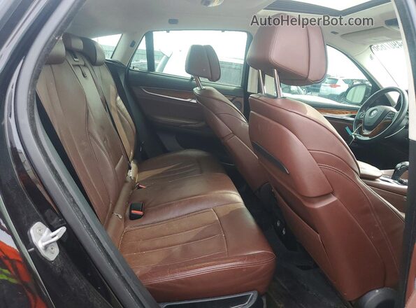 5UXKU2C56G0N81321 2016 BMW X6 Black Вид задньої частини салону