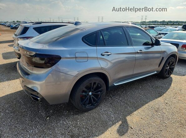 5UXKU2C56G0N81853 2016 BMW X6 Silver Задня права чверть