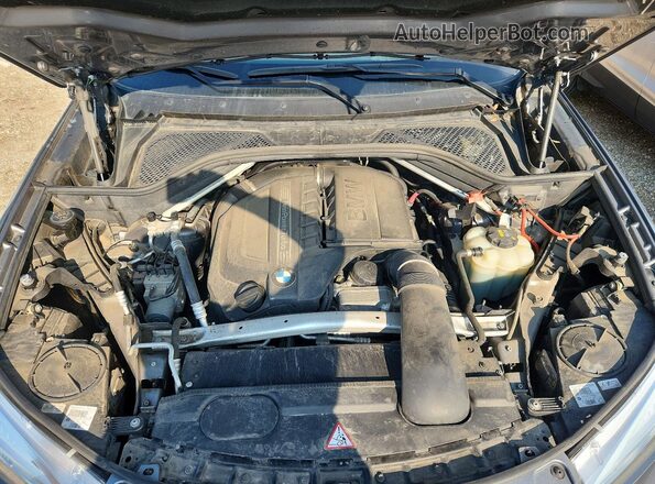 5UXKU2C56G0N81853 2016 BMW X6 Silver Вид підкапотного простору