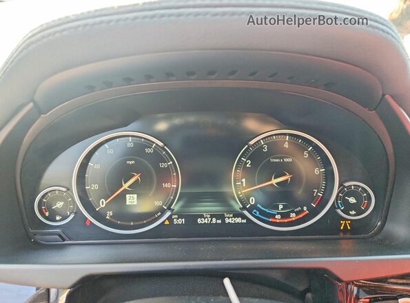 5UXKU2C56G0N81853 2016 BMW X6 Silver Вид щитка приладів