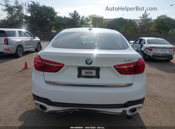 5UXKU2C58G0N79618 2016 BMW X6 White 