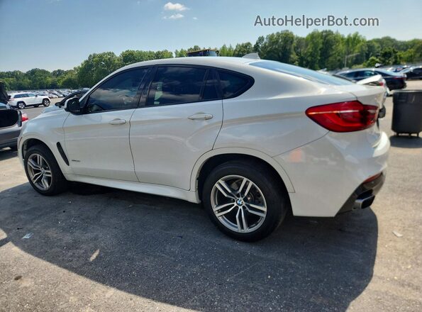 5UXKU2C58J0X48916 2018 BMW X6 White Задня ліва чверть