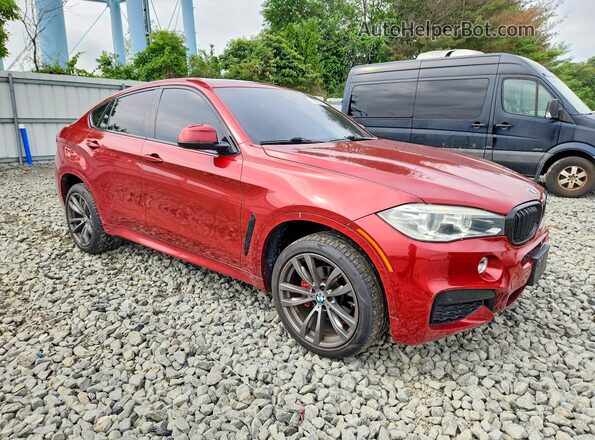 5UXKU2C59G0N79742 2016 BMW X6 Red წინა მარჯვენა