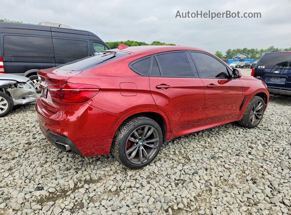5UXKU2C59G0N79742 2016 BMW X6 Red უკანა მარჯვენა