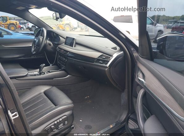 5UXKU2C59J0Z61308 2018 BMW X6 Blue წინა სალონის ხედი
