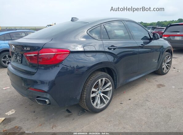 5UXKU2C59J0Z61308 2018 BMW X6 Blue უკანა მარჯვენა