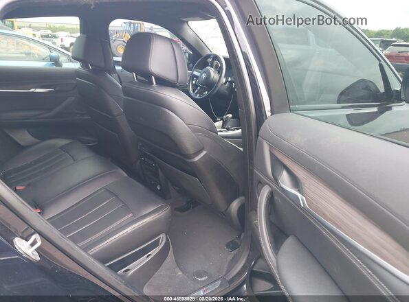 5UXKU2C59J0Z61308 2018 BMW X6 Blue VIN კოდის სტიკერის ხედი