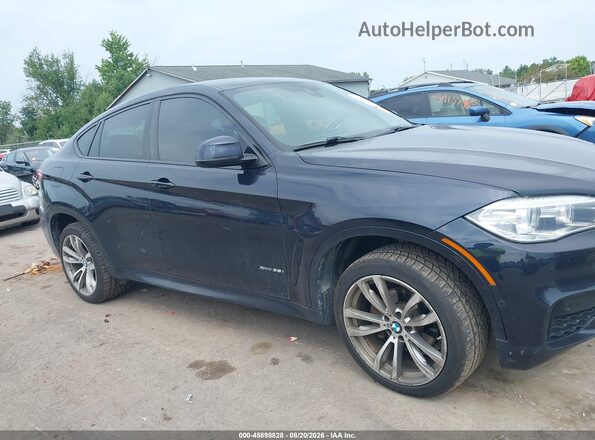 5UXKU2C59J0Z61308 2018 BMW X6 Blue უკანა სალონის ხედი