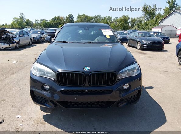 5UXKU2C59J0Z61308 2018 BMW X6 Blue ხელსაწყოთა პანელის ხედი