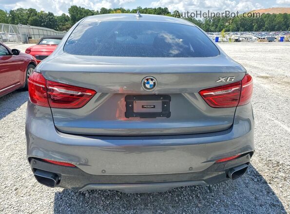 5UXKU2C59K0Z65425 2019 BMW X6 Gray Widok z tyłu