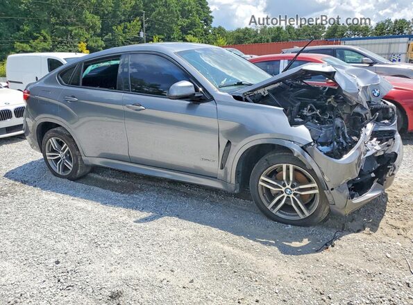 5UXKU2C59K0Z65425 2019 BMW X6 Gray Przód prawy