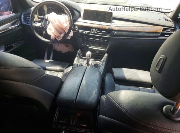 5UXKU2C59K0Z65425 2019 BMW X6 Gray Widok deski rozdzielczej