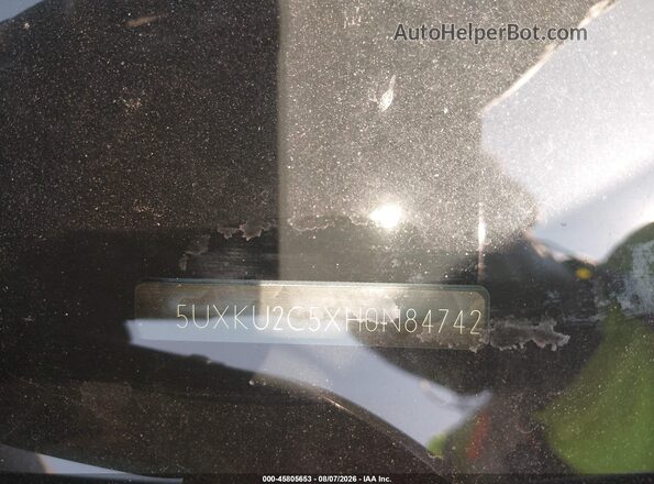 5UXKU2C5XH0N84742 2017 BMW X6 Dark Blue 