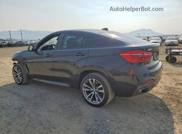 5UXKU6C3XH0W38773 2017 BMW X6 Black Задня ліва чверть