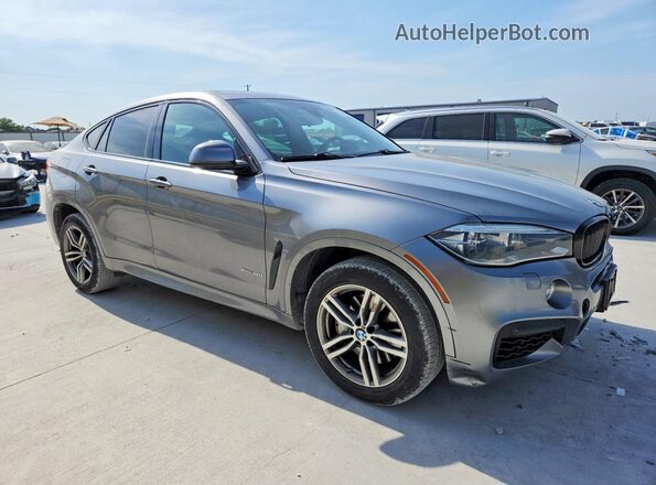 5UXKU6C59G0R34190 2016 BMW X6 Silver Передня права чверть