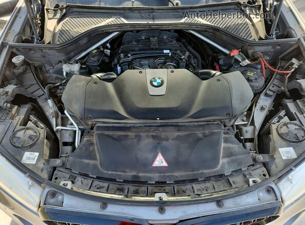 5UXKU6C59G0R34190 2016 BMW X6 Silver Вид підкапотного простору