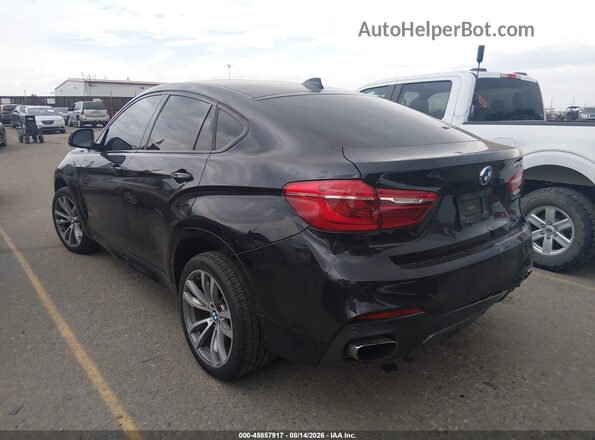5UXKU6C5XG0R33937 2016 BMW X6 Black Trasero izquierdo