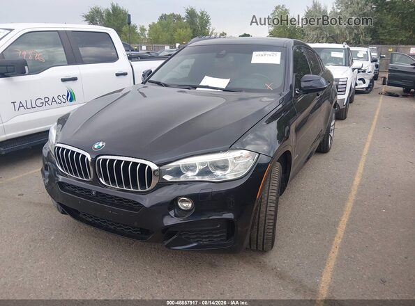 5UXKU6C5XG0R33937 2016 BMW X6 Black Vista tres cuartos delantera izquierda