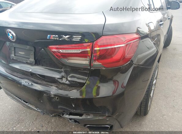 5UXKU6C5XG0R33937 2016 BMW X6 Black Vista frontal